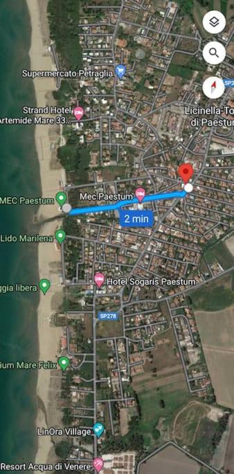 Casa Vacanze Mare Di Paestum Apartman Kültér fotó